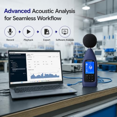 Image of CRY2832-2 Pro Class 2 Sound Level Meter, Analysis Software, Octave
