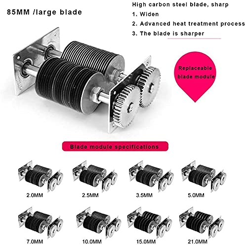 MNSSRN Elektrischer Haushaltsfleisch-Slicer, kraftvoller Haushaltsgewerbe-Fleischschneider, Würfelmaschine… – Bild 3