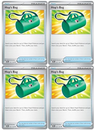 Hop's Bag 147/159 - Viaje juntos - Juego de entrenamiento Pokemon x4 - Lote de cartas