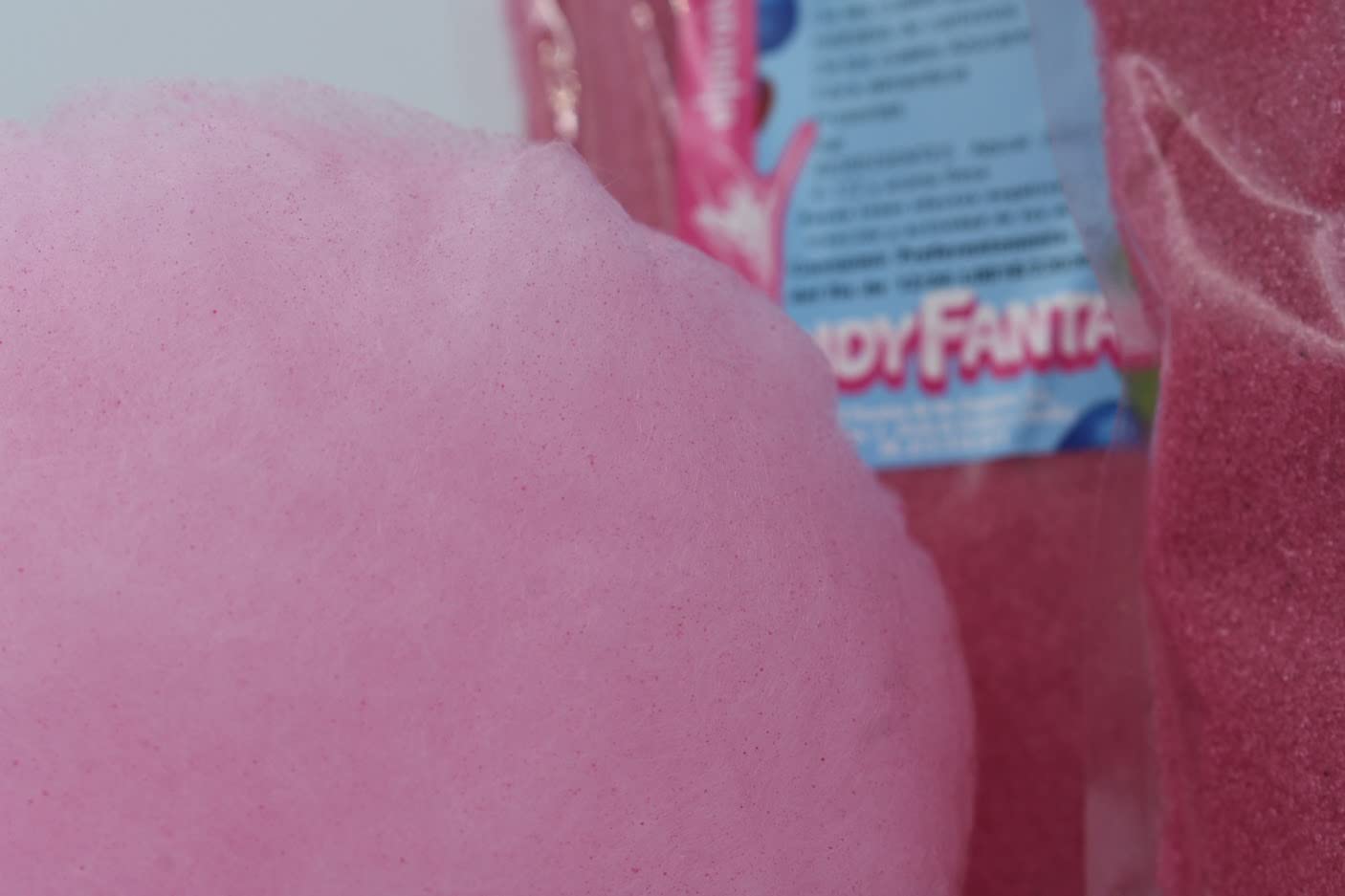 Azúcar para Algodón de Azúcar Sabor Fresa 1Kg (Rosa)