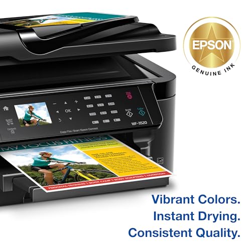 Epson C13T126120 Cartouche d'encre Noir : constance et finesse des pigments