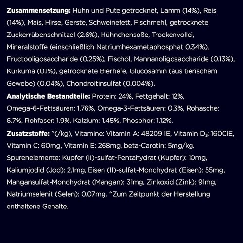 Eukanuba Hundefutter mit Lamm & Reis für große Rassen - Trockenfutter für Senior Hunde, 12 kg