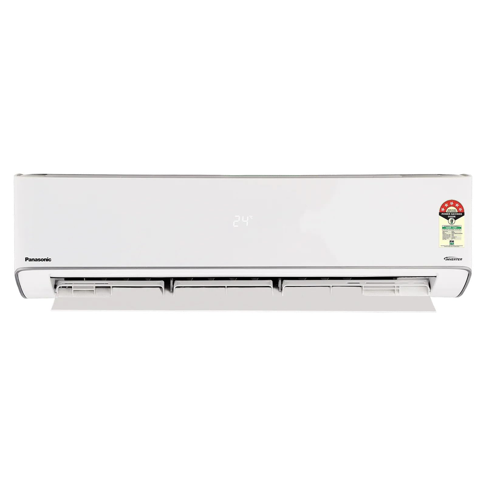 panasonic eu 8-in-1 convertible 1.5 ton 5 star inverter split smart ac (100% copper condenser,cs/cu-eu18cky5xfm) miraie+matter,55°c tested,pm0.1 filter,4-way swing,ecotough outdoor