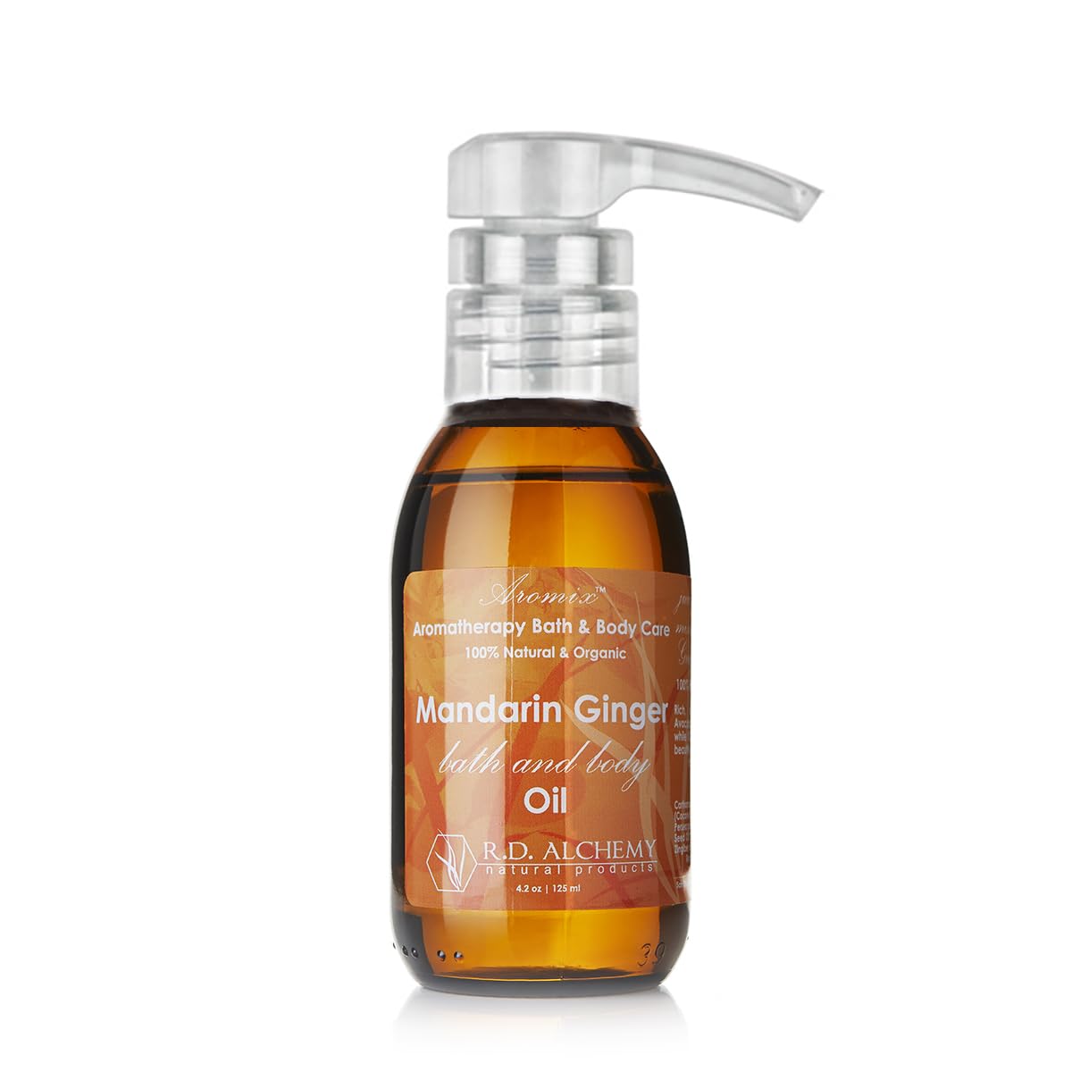 RD Alchemy - 100% Natural & Organic Sandalwood Rose Bath & Body Oil - Rich and Floral to Soothe and Enlighten While Moisturizing, Softening, and Nourishing The Whole Body