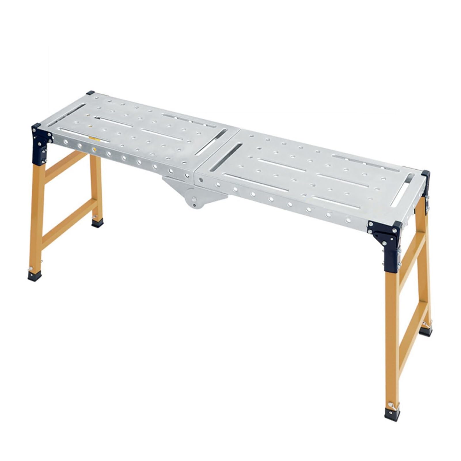 Échafaudage télescopique et plateforme réglable en acier 150 kg