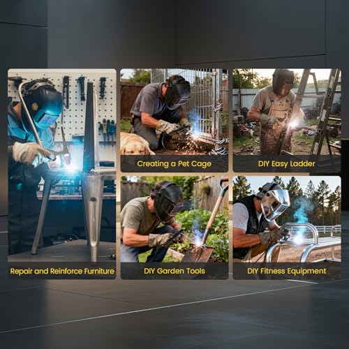 Image of SSIMDER MIG Welder 200A Plasma Cutter Welder Combo With 18PCS 15AK MIG Consumables 10 in 1 Multiprocess Welder Pulse MIG /Gas MIG /Flux Core /HF TIG /Stick /Cut Aluminum Welder for Home DIY Outdoor