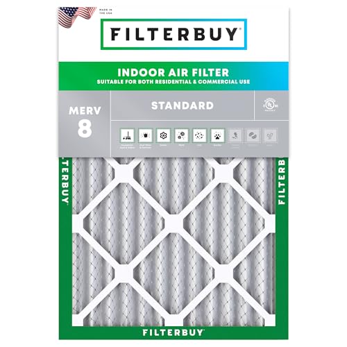 Filtre à air contre la poussière Filterbuy 10 x 17 x 2 MERV 8 compatible WEN 90243-027-2
