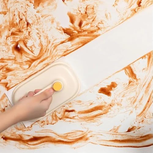 Image of Disposable Magic Wipes Cleaning Brush with Handle, Replaceable Magic Brush Cleaning Cloth, Cleaning Brush with Tissue Paper and Velcro for Kitchen Bathroom Home & Office (with 50 pcs Tissue)