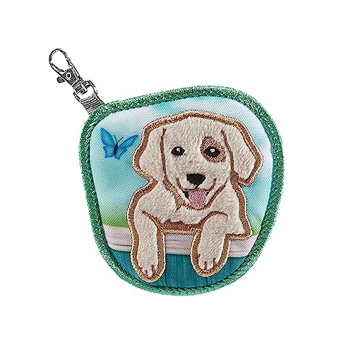 Step by Step KIGA MAGS „Dog Lucky“, 1 Magnet-Applikation mit Karabinerhaken, Hund, Anhänger zur Individualisierung des Kindergartenrucksack KIGA MINI & KIGA Maxi, für Mädchen & Jungen, 12 + Monaten