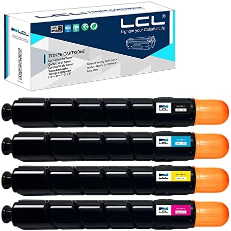 LCL Compatible Toner Cartridge Replacement for Canon GPR-31 GPR-31BK GPR31 GPR31BK 2790B003AA 2802B003AA 2798B003AA 2794B003AA C5030 C5030i C5035 C5035i (4-Pack Black Cyan Magenta Yellow)