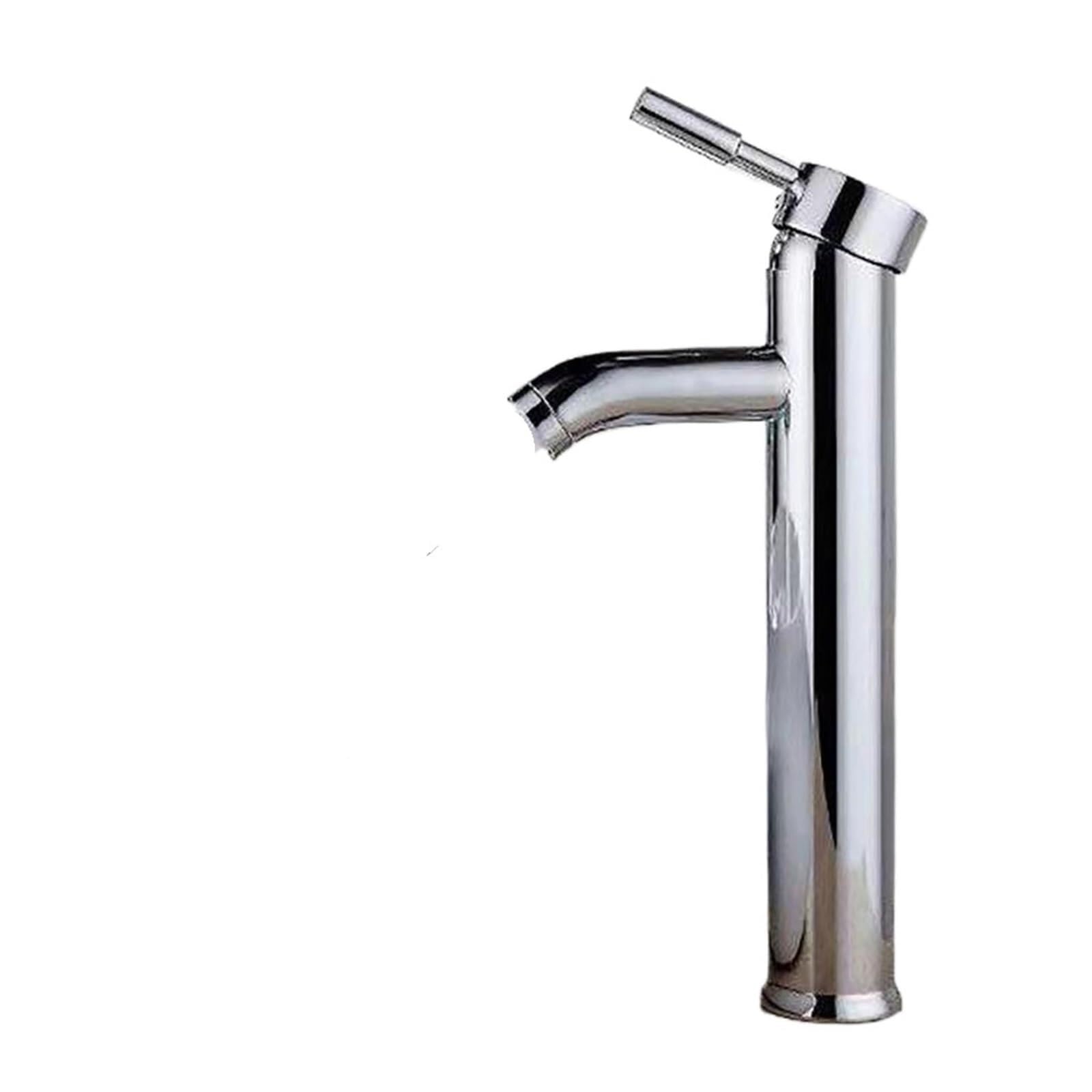 Basin Tap Hot and Cold Basin Faucet On-Counter Under-Counter Bathroom Washbasin for(Chrome-h,G1/2)