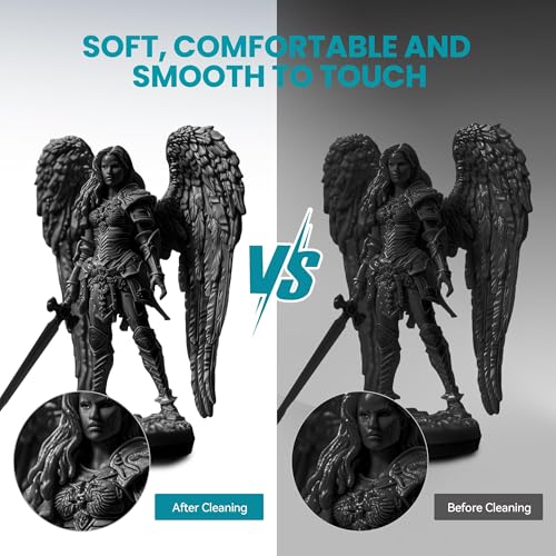 Image of SUNLU Flexible 3D Printer Resin, 70A 3D Printing Resin for Printing Soft and Flexible Items, Bendable and Not Brittle, Fast Curing 405nm UV Photopolymer Resin. 1000G Gray