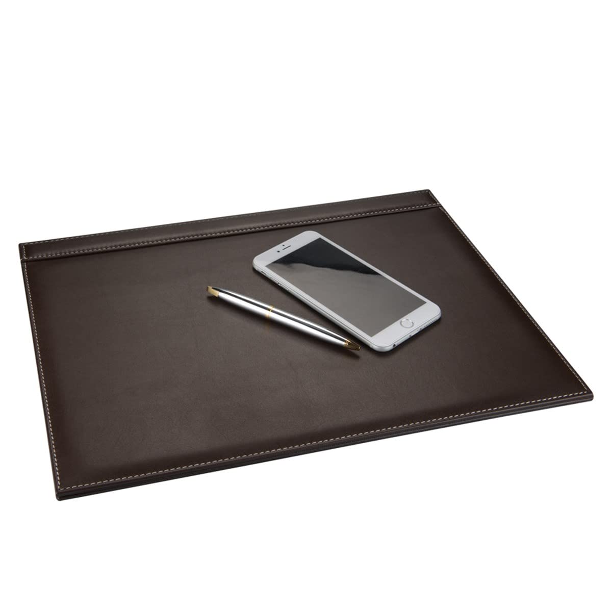 2K 585-2 Sümen Takımı Suni Deri Tek Parça Kapaklı Pad Sümen 40x30 cm, Kahve