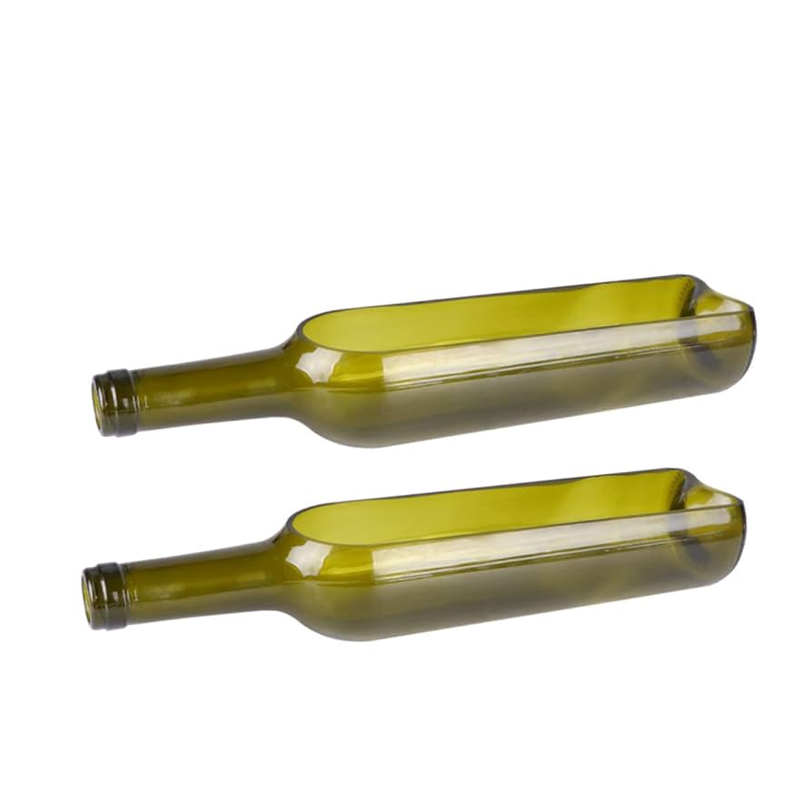 Amazon｜2 個の赤ワインボトル装飾ボトル植物用ミニポット小さな