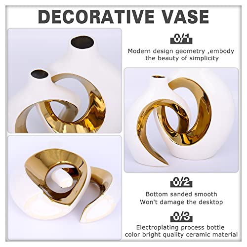 oliruim-Lot-de-2-vases-ronds-decoratifs-modernes-avec-trous-Accessoires-de-cuisine-blancs-et-dores-Pour-table-a-manger-centre-de-table-de-mariage-decoration-de-table-basse-de-salon-WG
