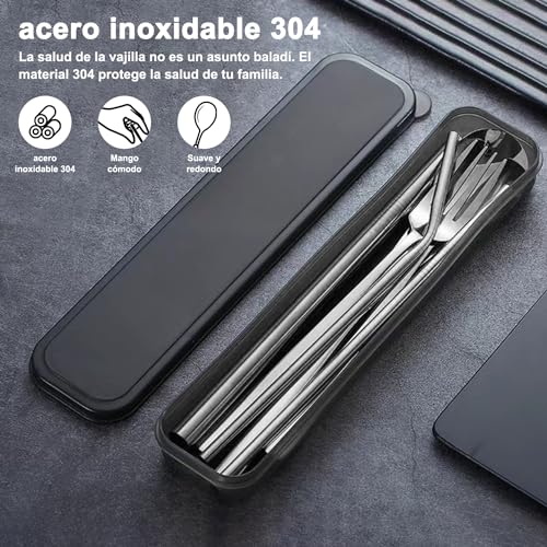 La mejor comparación de Cubiertos portatiles los más recomendados. 29 Imagen adicional