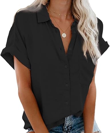 Casual dress shirts womens Clearance