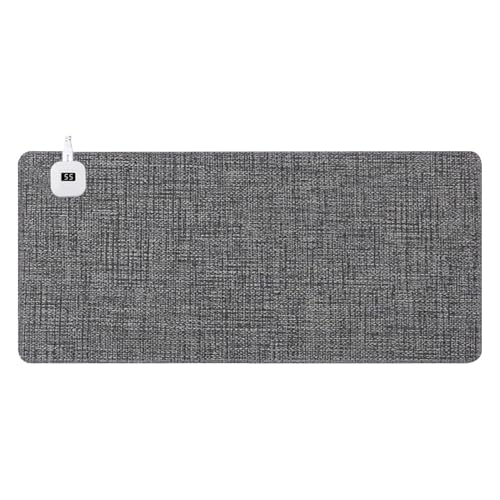 Alfombrilla térmica eléctrica para calentar las manos en el estudio y ordenador de hogar