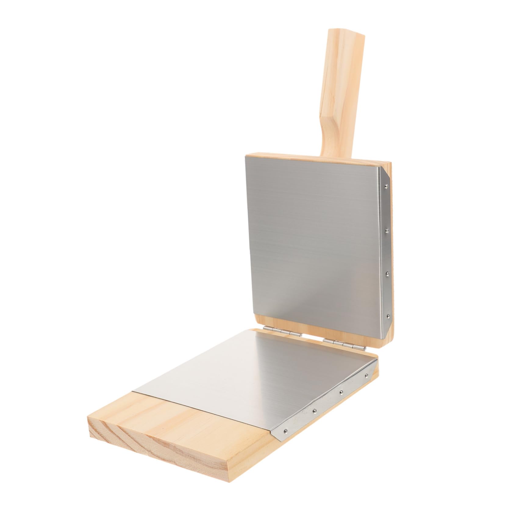 ULTECHNOVO Ergonomic Dumpling Skin Press Tool Wood Dumpling Presser Dough Pressing Mold Essential for Chinese Cuisine