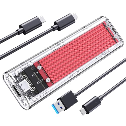 Image of ORICO Transparent -Free USB3.1 Type-C Gen2 10Gbps to m.2 SSD Enclosure for Intel 660p NVMe m-Key SSD up to 2TB