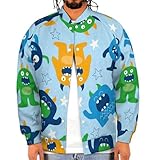 blouson moto femme monster energy Fermeture à bouton sûre : la veste Cartoon Monster Letterman dispose de boutons de haute qualité qui restent en sécurité et ne se desserrent pas facilement, assurant une expérience douce et sans tracas lorsque vous mettez ou retirez cette veste de baseball