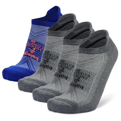 Balega Hidden Comfort Performance No Show Athletic Running Socks for Men and Women (4-Pack)