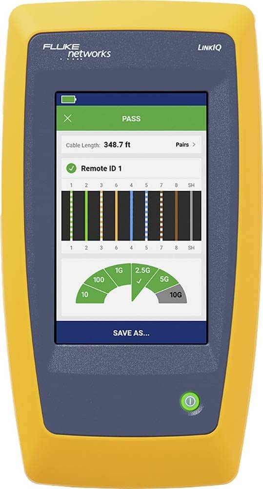 Fluke Networks LIQ-100 LinkIQ Cable + Network Tester