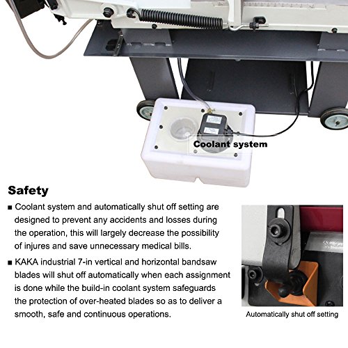 KAKA Industrial Metal Cutting Horizontal Band Saw 7