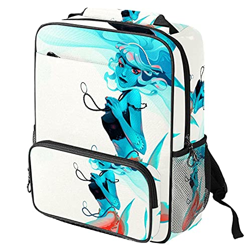Sac à dos ordinateur portable sac de travail tendance marmaid pour fille