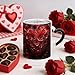 Imagen de Bajbumgn Taza de cerámica que cambia de color en forma de corazón