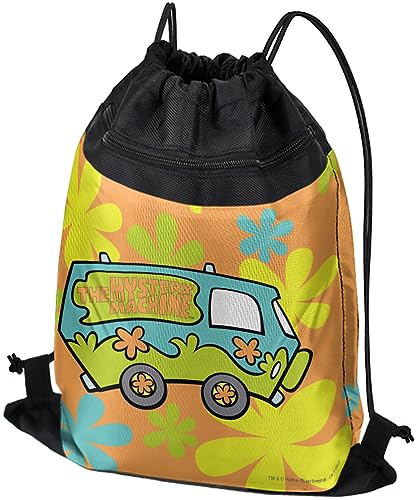 LOGOVISION Scooby-Doo The Mystery Machine Drawstring Backpack Sports Bag Sackpack 17