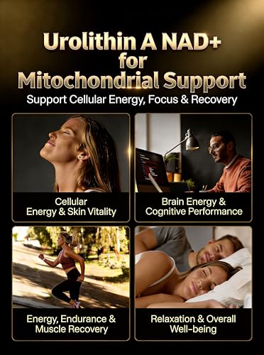 Image of Urolithin A Premium 6-in-1 Mitochondrial Support Supplement , 120 Softgels