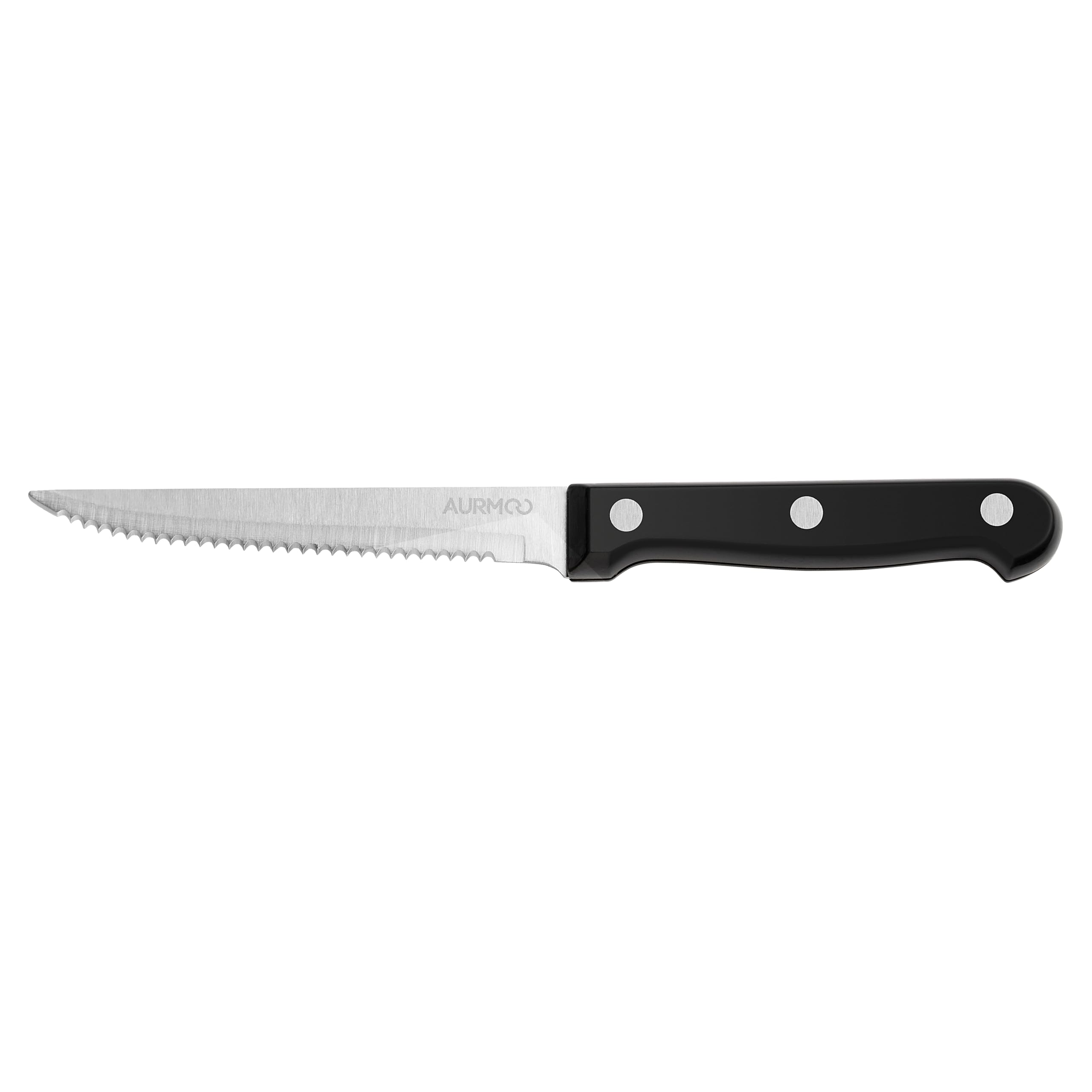 Coltelli da Bistecca 12 Pezzi, Set di Coltelli da Carne, Set di Coltelli Bistecca, Professionale Set Coltello Bistecca, Coltello Affilati con Lama in Acciaio Inox, Coltellos da Tavola