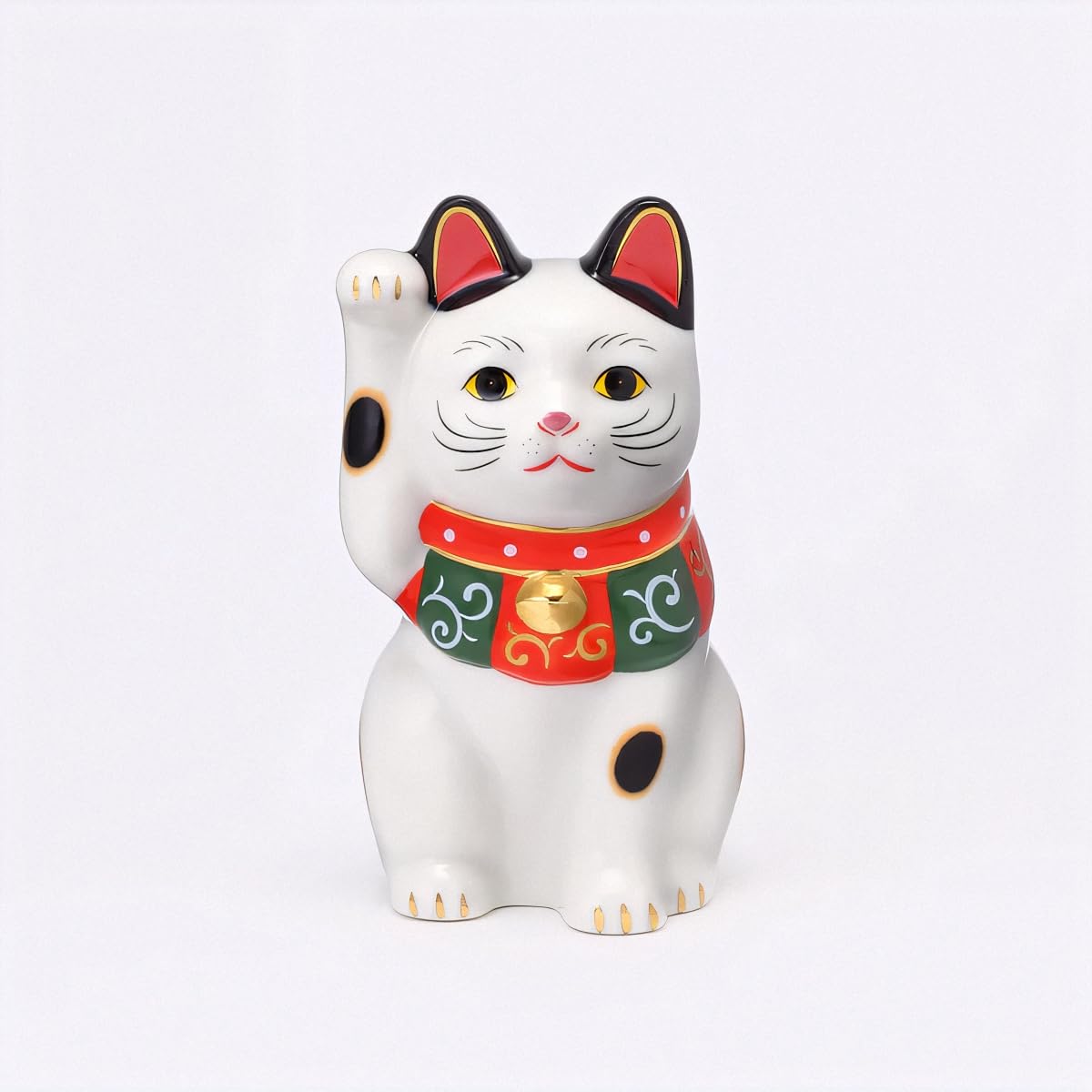 Amazon | 薬師窯 招き猫(小)唐草 (開運シール付) | 民芸品 | おもちゃ
