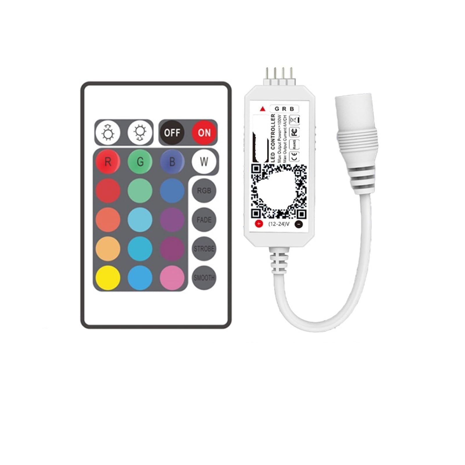 Controller LED con telecomando a 24 tasti