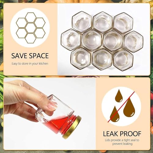 Image of 30 pcs Glass Mason Jars 100 ML Mini Jars with Metal Airtight Lid, for Jam, Jelly, Crafts, Spices, Dry Food Storage,for Baby Food, Crafts, Spices, Dry Food Storage (30, 100ml)
