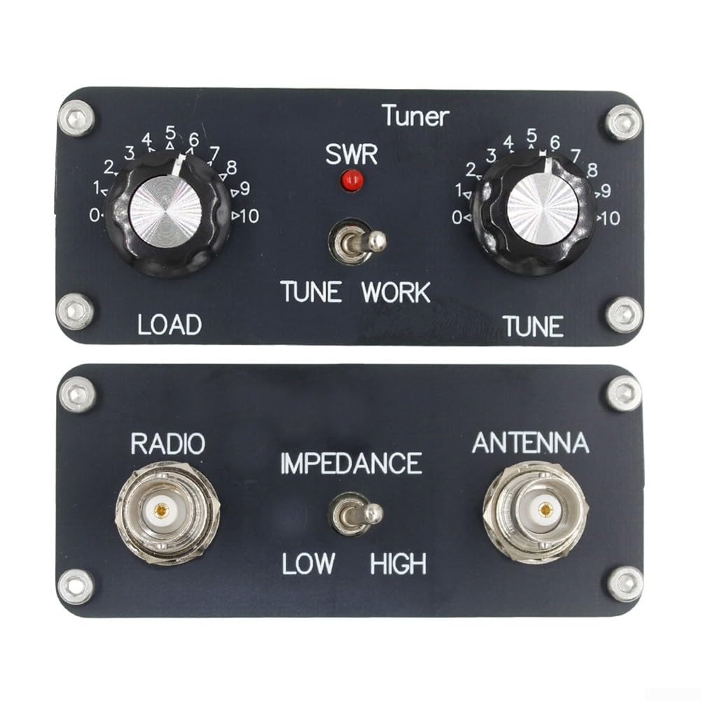 QRP Tuner d'antenne manuel pour Z-Match QRP Tuner d'antenne manuel 3-28 MHz 5 W Réglage manuel pour radio HAM