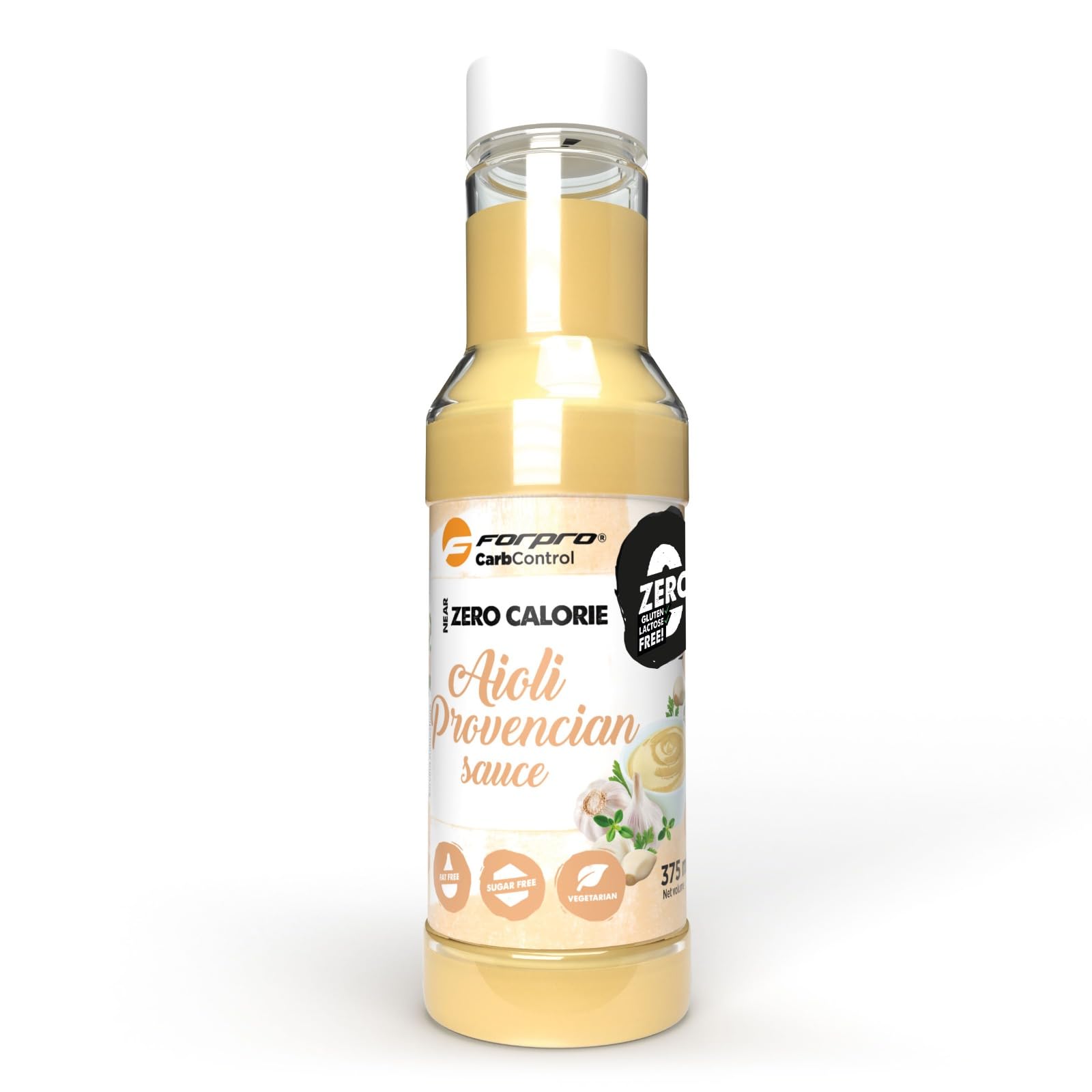 Forpro CarbControlZero Calorie Aioli Provencian Sauce 375ml