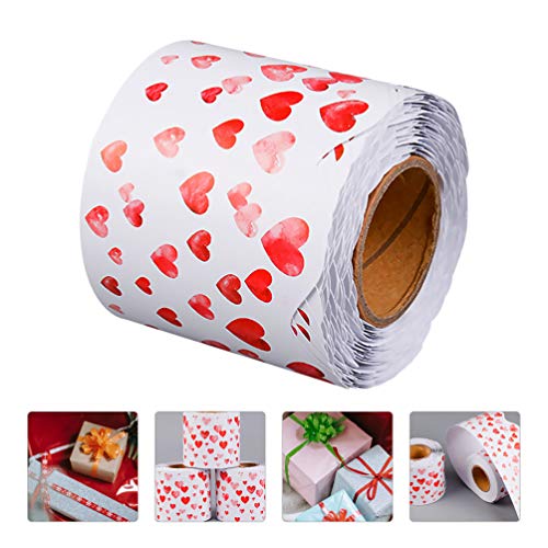 STOBOK 1 Rolo Boletim Do Dia Dos Namorados Bordas Decorativos de Coração Guarnição de Borda Decalque