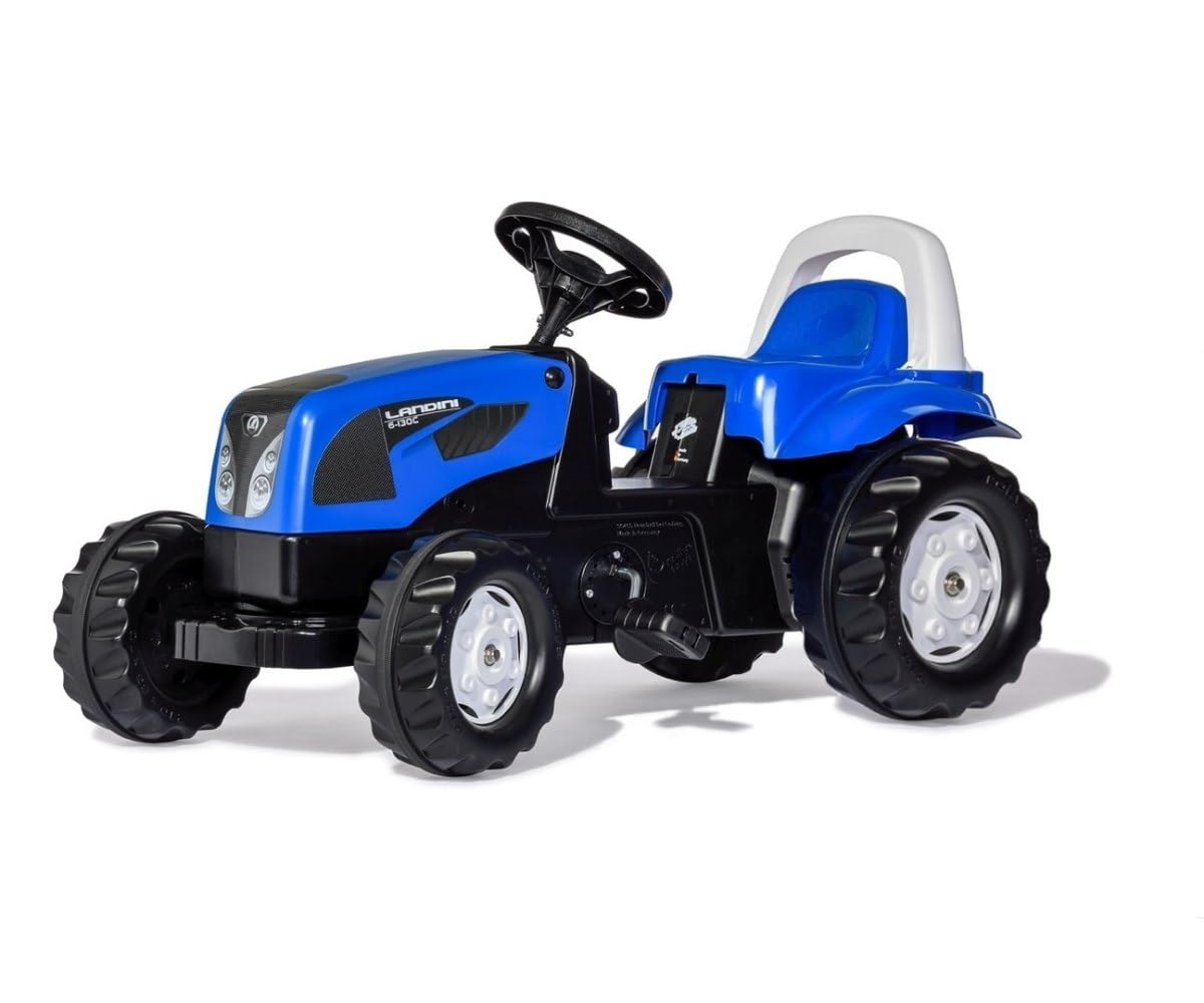 Rolly Toys 11841 - Trattore a Pedali Kid Landini Power Farm 100, con Rimorchio