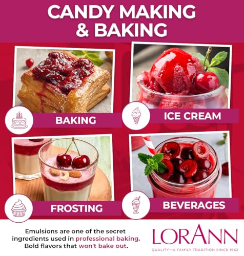Image of LorAnn Oils Cherry Emulsion & Flavoring For Baking