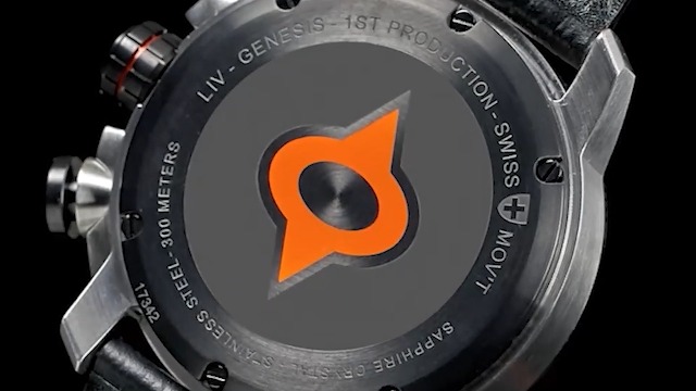 Amazon.com: LIV GX1 Swiss Chronograph (Black with White Inserts