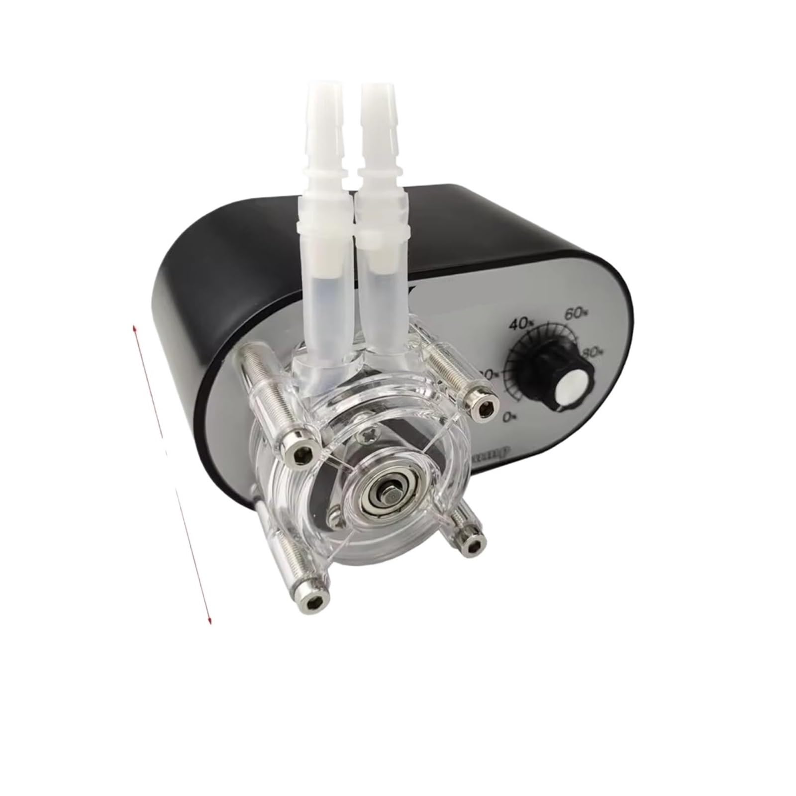 Industrielle Schlauchpumpe, Peristaltische Dosierpumpe Mit Einstellbarer Durchflussrate 114-500 Ml/min Adapter,für Labor
