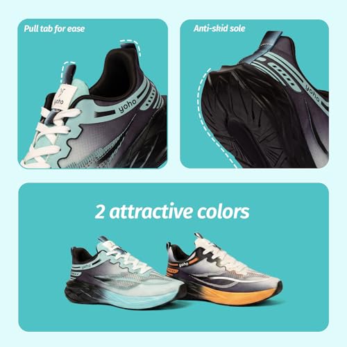 Image of YOHO Tempo Sports Shoes for Men | Stylish & Lightweight Sneaker for Man /Boys | Casual Shoe for Walking, Running, Gym & Everyday Use - 0906