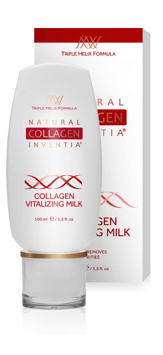 Natural Collagen Inventia Collagen Revitalising Milk 100 ml Cleansing Face Cleansing Milk Improves the Appearance of the Skin Moisturises Regenerates Light Formula Nourishes