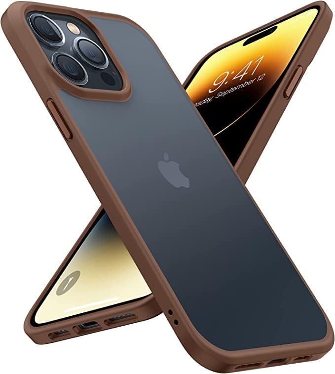 TORRAS Funda diseñada a prueba de golpes para iPhone 14 Pro Max protección contra caídas de grado militar a prueba de golpes, funda protectora negra