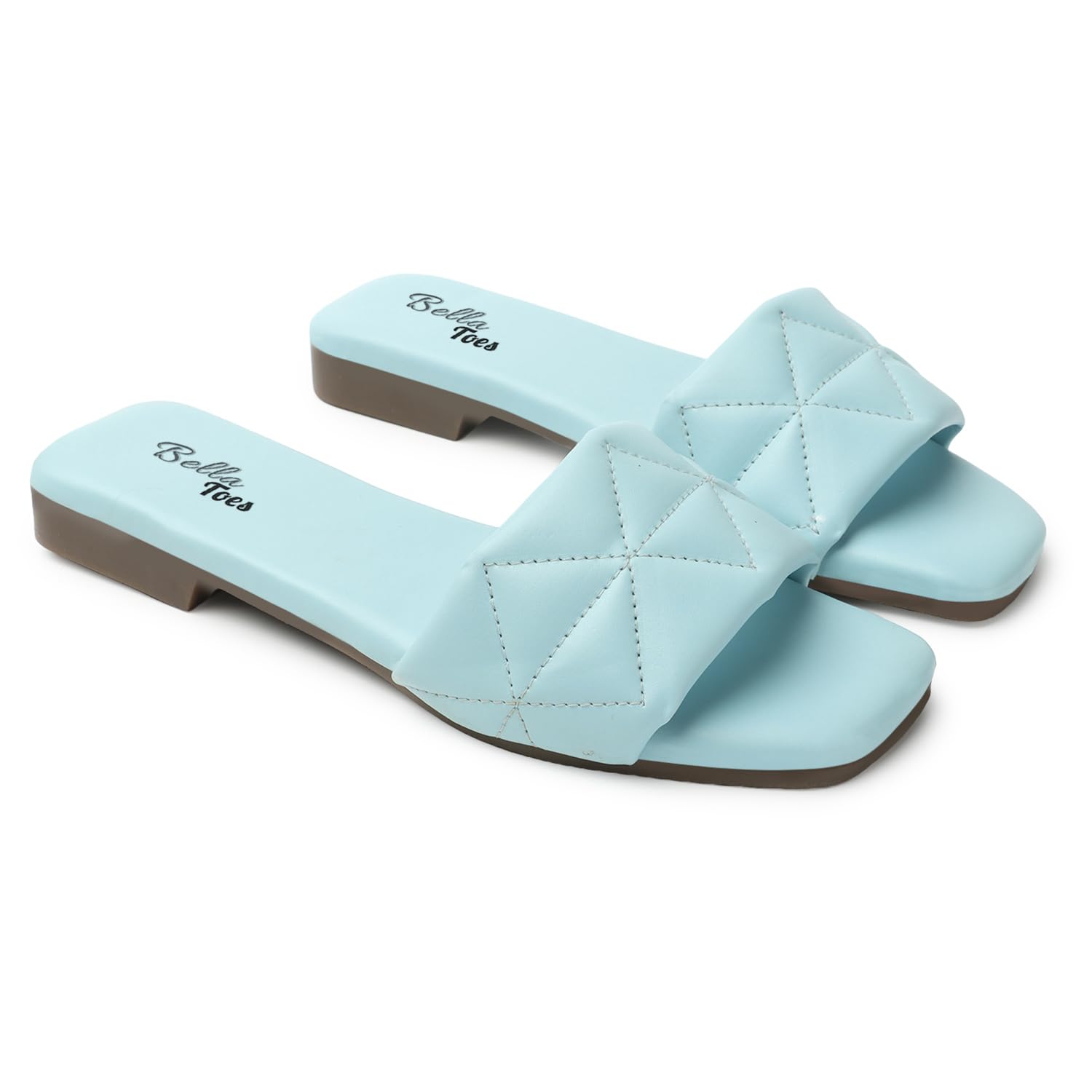 Bella Toes Casual Synthetic Leather Blue Women & Girls Flats Sandals (Blue, Numeic_7) (B0C7BYDVFW) Amazon Price History, Amazon Price Tracker