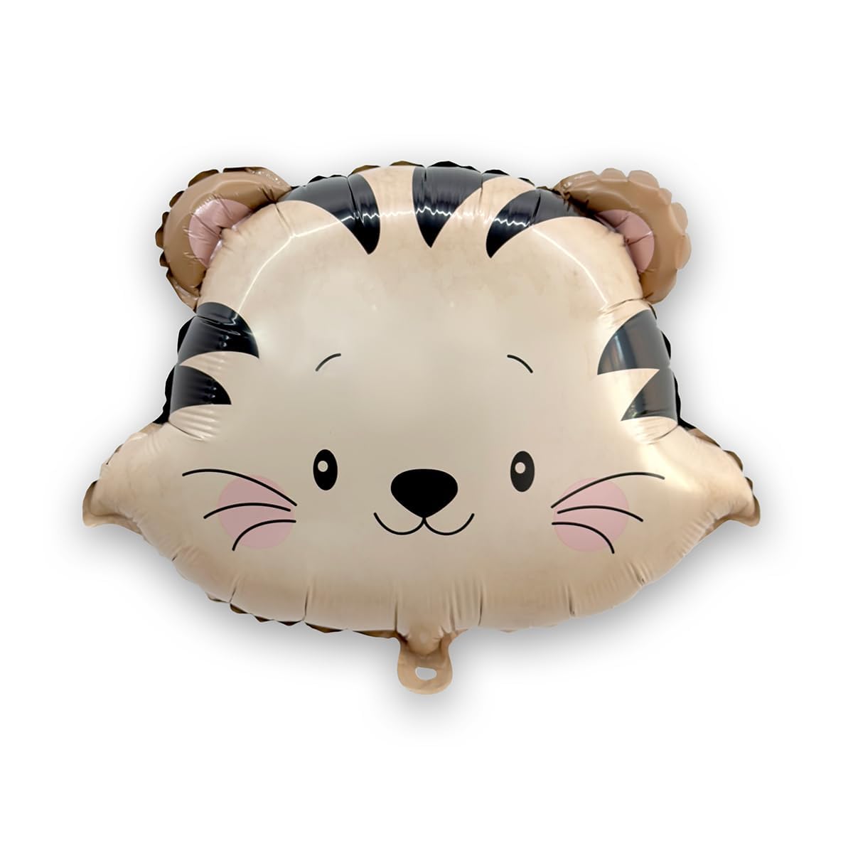 6PCS (18-24in) Safari Animal Foil Balloons, Jungle Safari Theme Birthday Party Decorations, Monkey Zebra Lion Elephant Helium Balloons, Animal Theme Birthday Party Supplies YuBeiKoo (Tiger Black)