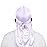ForceWave Silky Durag for Men Wave Cap Satin Dorag for Men Women 360 Wave (Lilac)