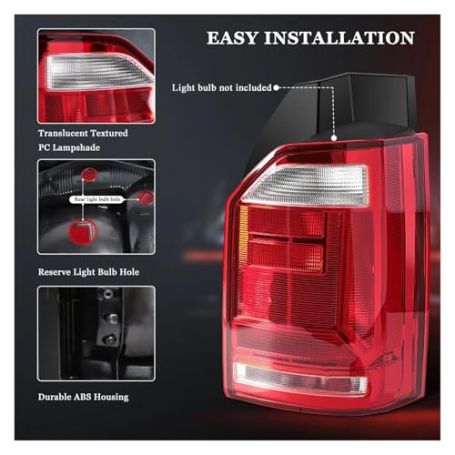 Feu stop LED gauche pour VW T6 Multivan et Transporter 2015 à 2019
